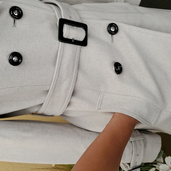 THE LIMITED Double Breasted Belted Wool Blend Pea Coat SIZE: S - Picture 6 of 13